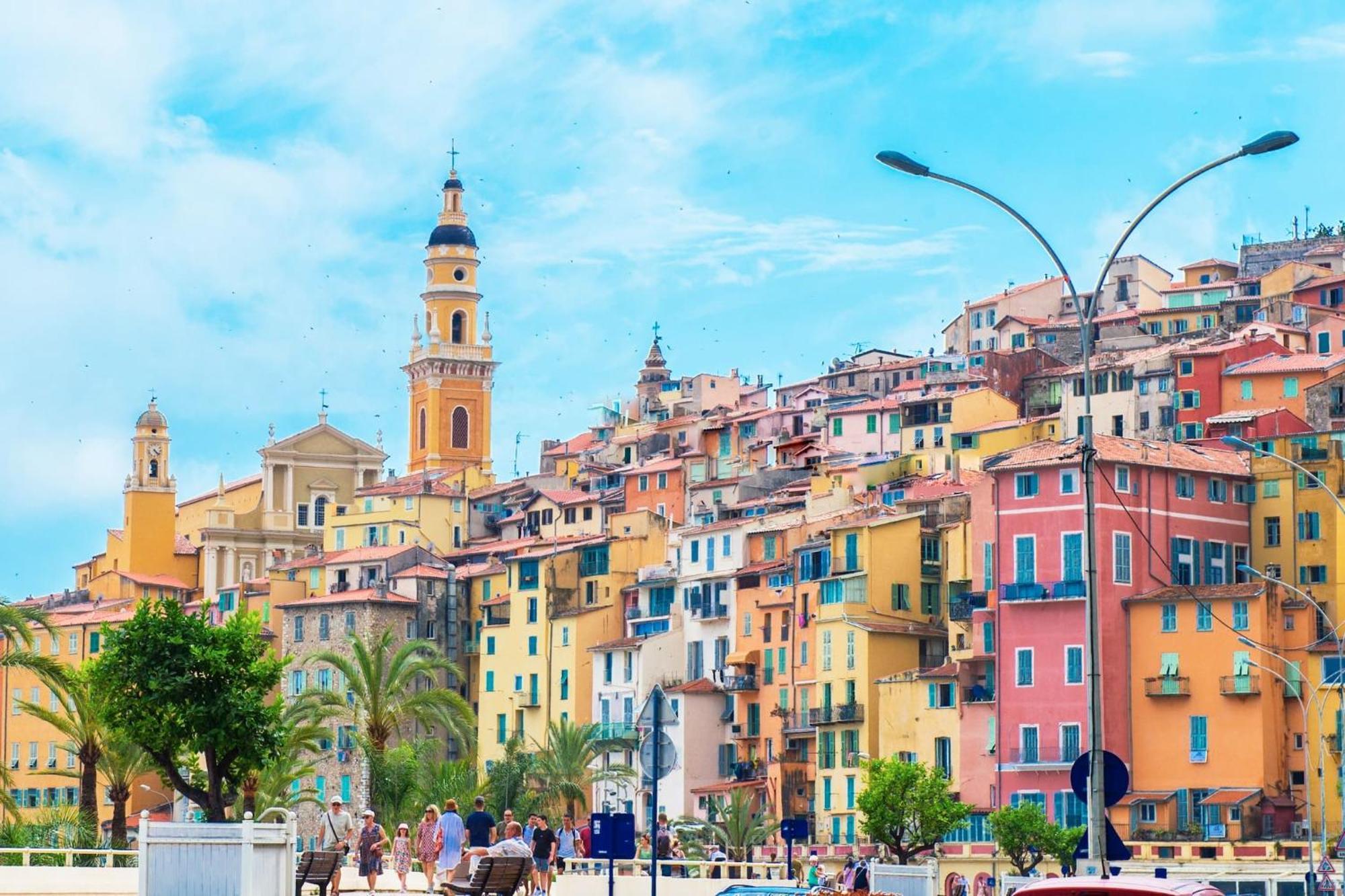 Vina Del Mare, Vue Mer, Terrasse Menton Exterior foto